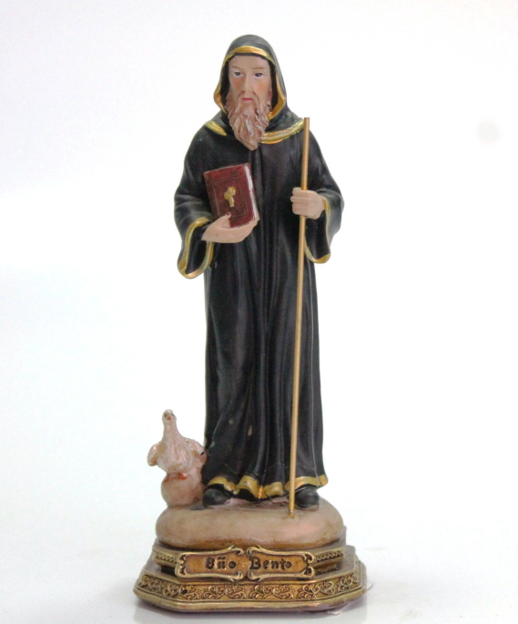 ESTATUA 17CM SÃO BENTO CAR2693A