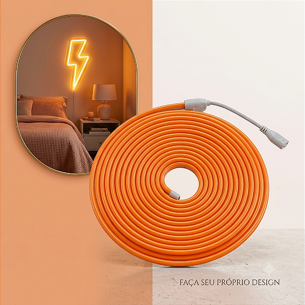 FITA DE LED NEON LARANJA 12V 341202