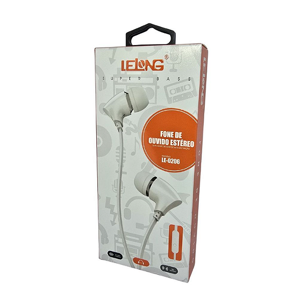 FONE DE OUVIDO ESTEREO LE-0206