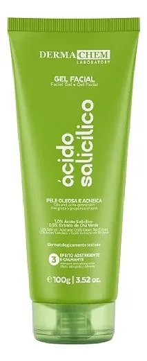 GEL FACIAL   DERMACHEM ACIDO SALICILICO 100G