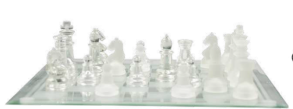 JOGO DE XADREZ DE VIDRO IM42045
