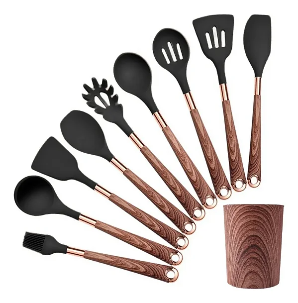 KIT DE UTENSILHOS BELMONT PRETO 8780