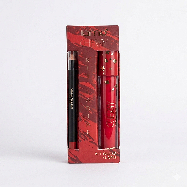 KIT GLOSS + LÁPIS CHERRY IAMO YS43647 COR 02 - SOS