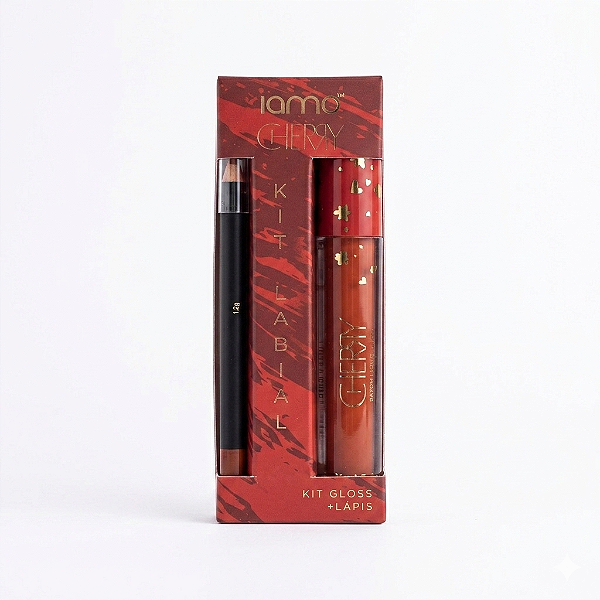 KIT GLOSS + LÁPIS CHERRY IAMO YS43648 COR 03 - OBESESSED FOR ME