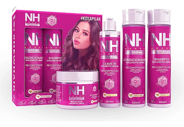 KIT NEW HAIR 4 PCS RECONSTRUÇAO   BELKIT