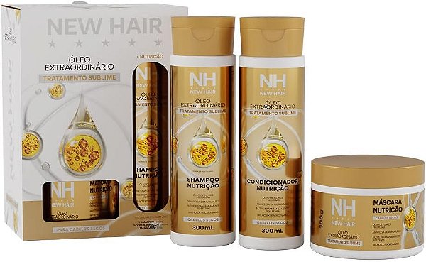 KIT NEW HAIR OLEO EXTRAORDINARIO  200ML BELKIT