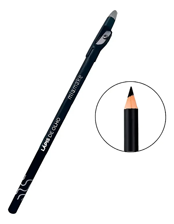 LAPIS DE OLHO PRETO COM APONTADO MIA MAKE 282