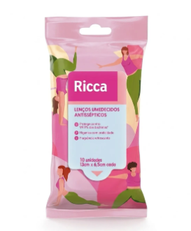 LENÇOS UMEDECIDOS  RICCA  ROSA -3800