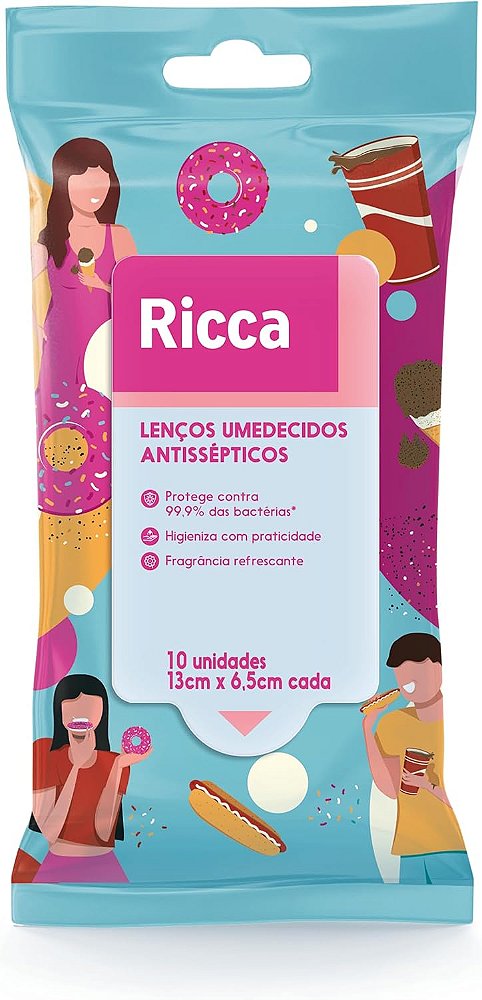 LENÇOS UMEDECIDOS  RICCA -3801