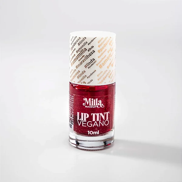 LIP TINT VEGANO MILLA MAKEUP MORANGO