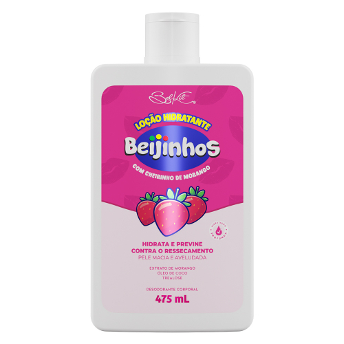 LOÇAO HIDRATANTE BEIJINHOS  475ML BELKIT