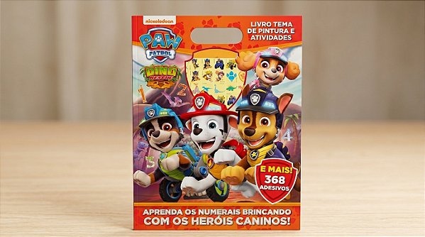LIVRO TELA DE PINTURA E ATIVIDADES PATRULHA CANINA