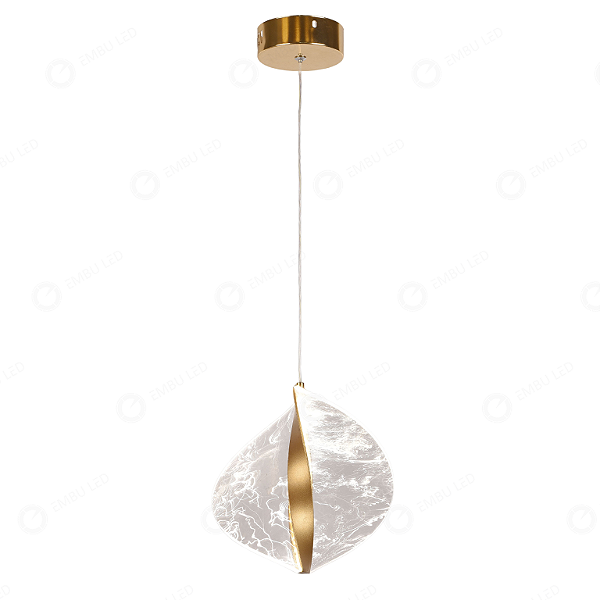 LUMINÁRIA VÉU PENDENTE CONCHA 6W EBPT80083