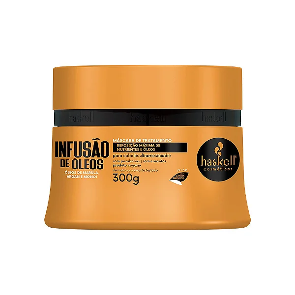 MÁSCARA INFUSÃO DE ÓLEOS 300G HASKELL