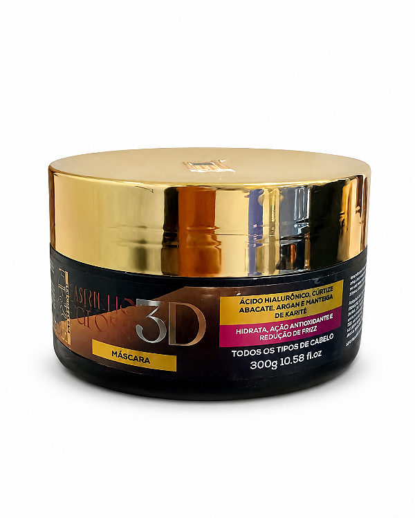 MASCARA BRILHO GLOSS 3D  ROZZALA 300G