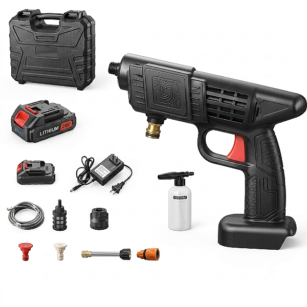 PISTOLA LAVADOURA ALTA PRESSAO PORTATIL AJ-S15-H