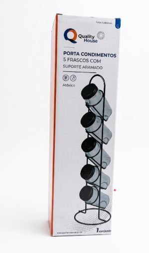 PORTA TEMPEROS  5 PECAS QH-0405