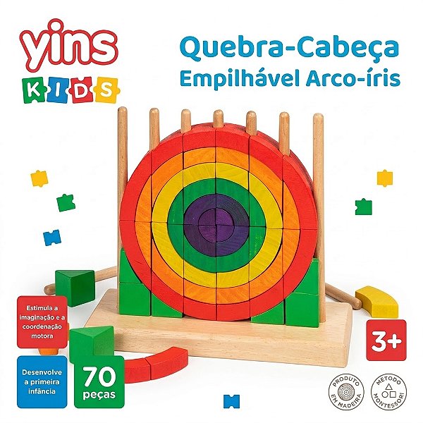 QUEBRA CABEÇA EMPILHÁVEL YK1193