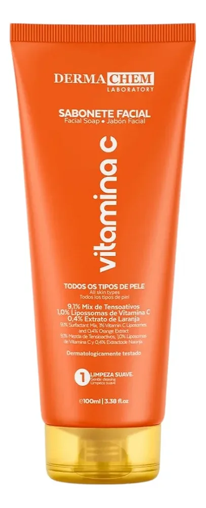 SABONETE  FACIAL   DERMACHEM VITAMINA C