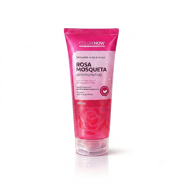 SABONETE ROSTO E CORPO ROSA MOSQUETA COLORNOW