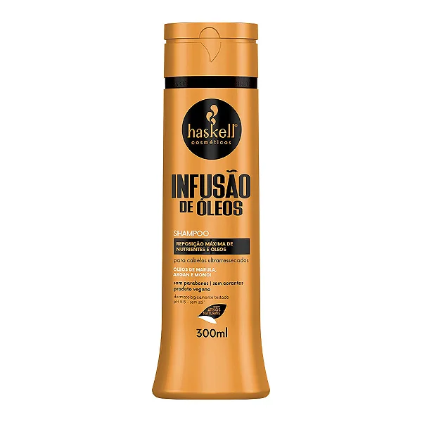 SHAMPOO INFUSÃO DE ÓLEOS 300ML HASKELL