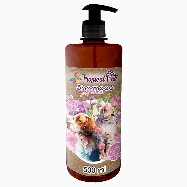 SHAMPOO TROPICAL PET 500ML- FEMEA