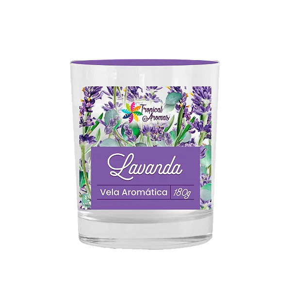VELA AROMATICA 180GR LAVANDA