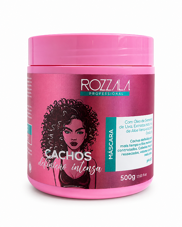 MASCARA  CACHOS DEFINICAO INTENSA  ROZZALA 500G