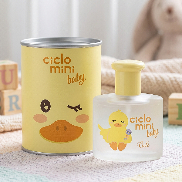 ÁGUA DE COLÔNIA CICLO MINI BABY QUEQUÉ LATA 100ML