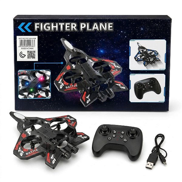 AVIAO C/ CONTROLE FIGHTER PLANE 818-81
