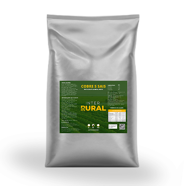 Cobre S Sais 20% Cu - Defesa, Cicatrização e Fortalecimento da Planta