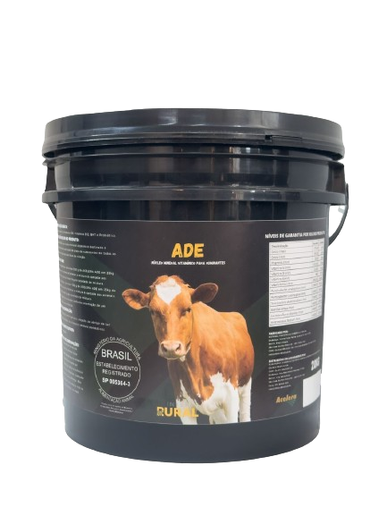 ADE Aditivo em Pó para Bovinos - Vitaminas A D E + B12 e Probiótico