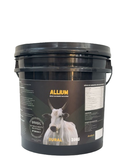 Allium Aditivo Natural Anti Mosca e Carrapato Bovinos - Com Alho e Probiótico