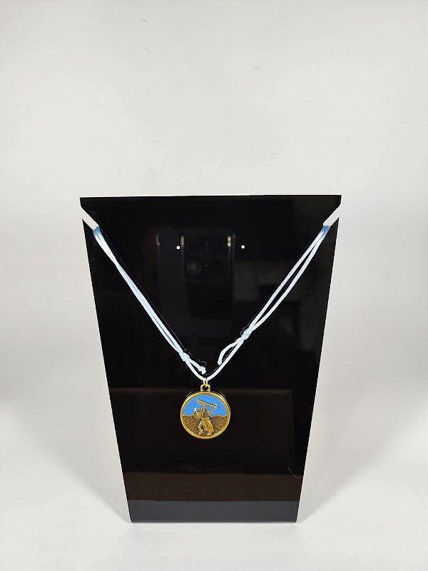 Fio de Proteção São Jorge Medalhão Resinado