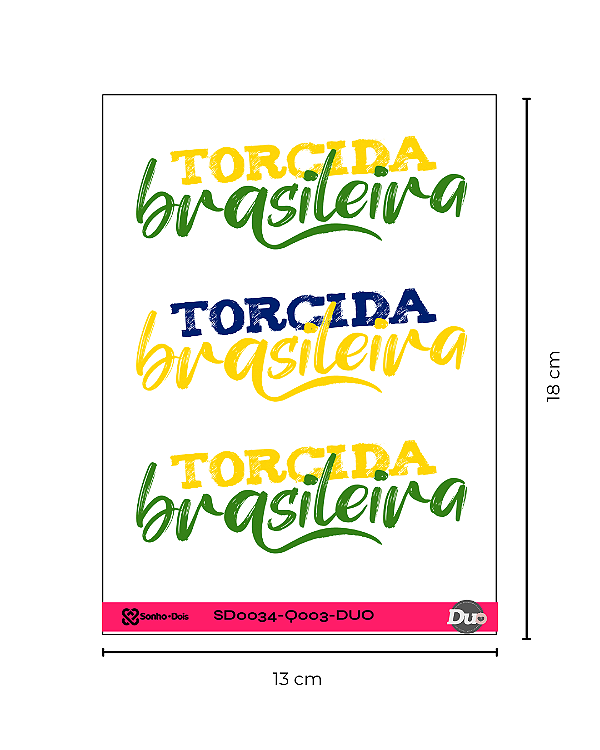 Transfer Termocolante DTF Cartela 13x18cm Copa