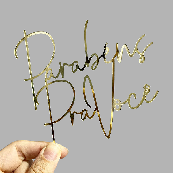 Aplique Para Bolo - Parabéns pra você