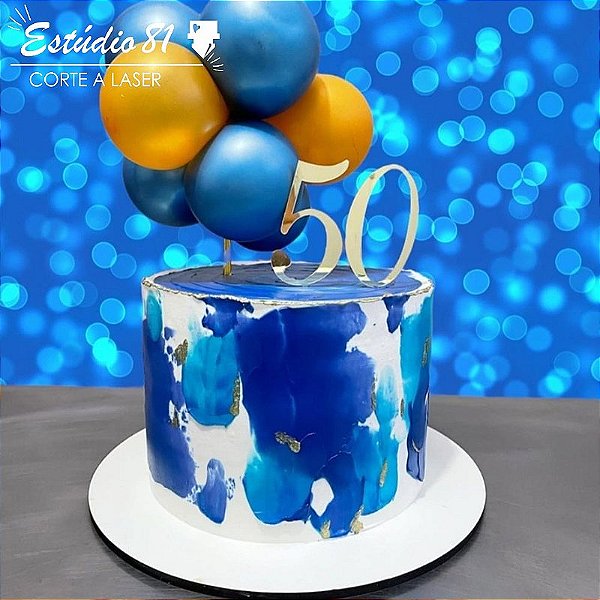 Topo de Bolo - Número