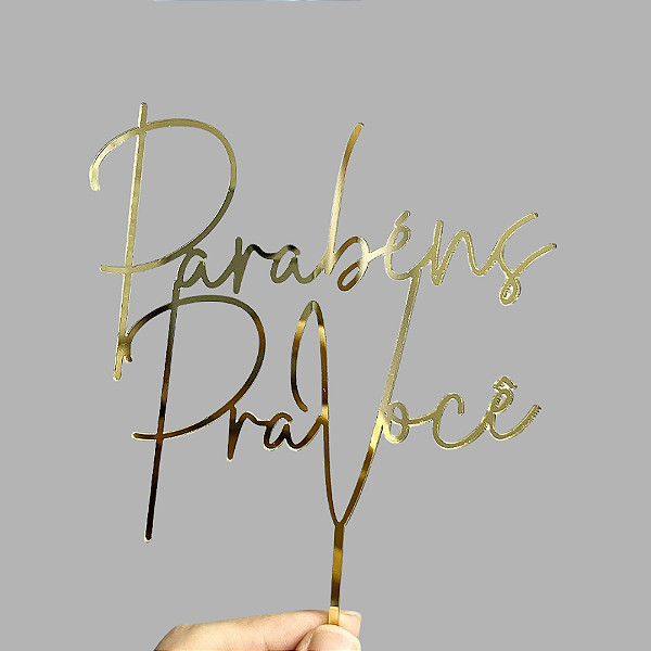 Topo de Bolo - Parabéns Pra Você