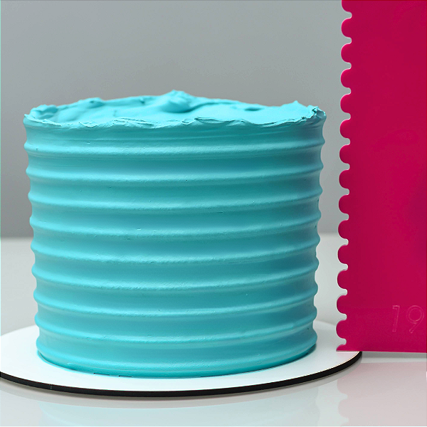 Espátula de Textura para Confeitaria - Modelo 19 Espátula para Bolo Espátula de acrílico