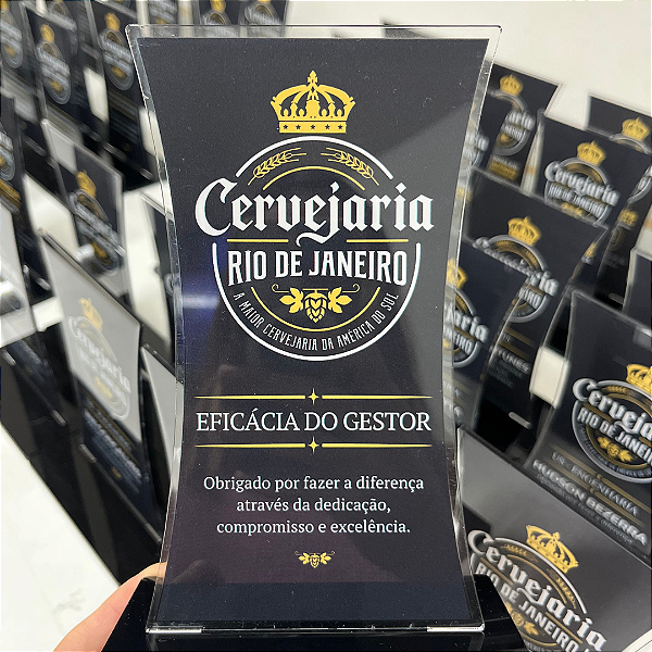 Trofeu Personalizado em Acrílico - Sob Consulta