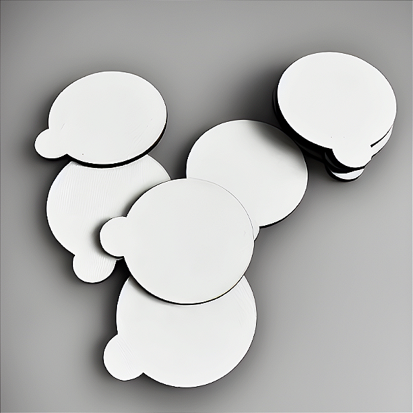30 Bases Para Doces Decorados em MDF - Kit com 30 Unidades