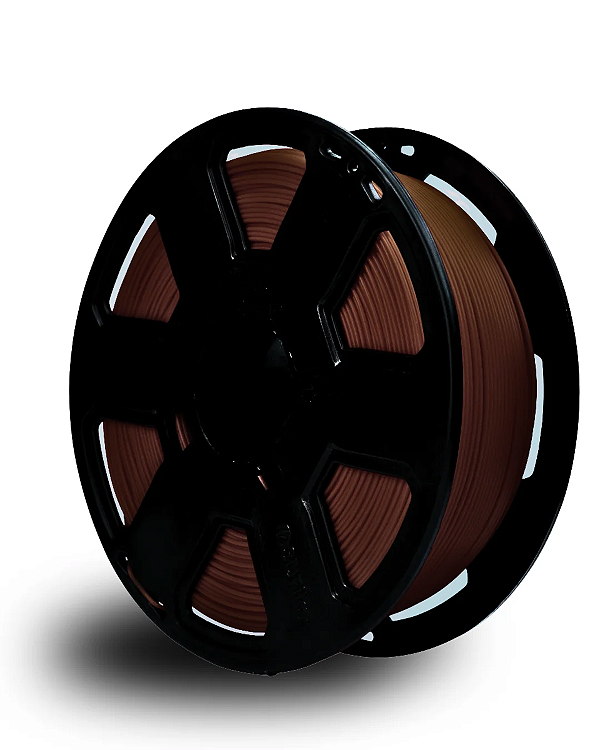 Filamento PLA Marrom Chocolate - 3DFila - 1Kg