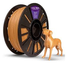 Filamento PLA  Marrom Caramelo - Voolt3D - 1Kg