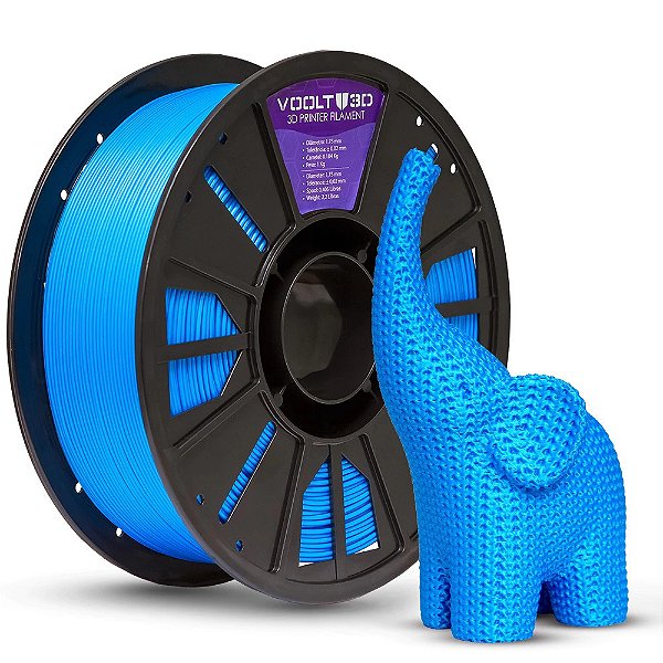 Filamento PLA Azul - Voolt3D - 1Kg