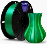 Filamento PLA Verde V-Silk - Voolt3D - 1KG