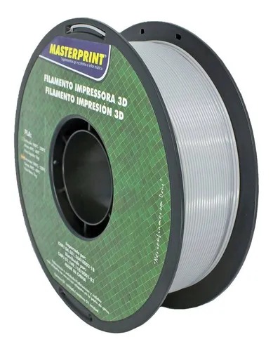 Filamento PLA Cinza Claro - Masterprint - 1KG