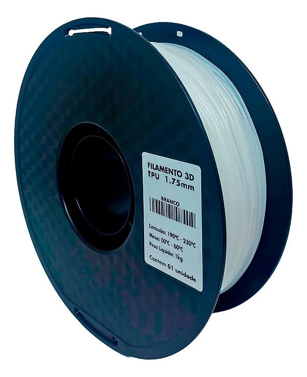 Filamento TPU Branco- Masterprint - 1KG