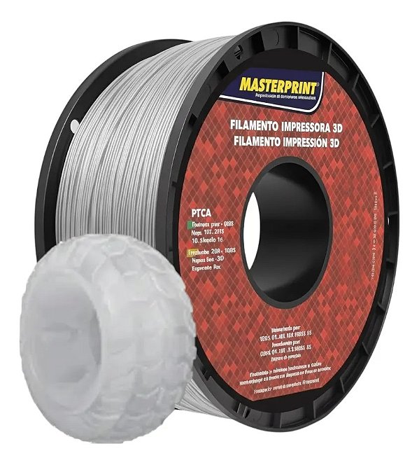 Filamento TPU Transparente - Masterprint - 1KG