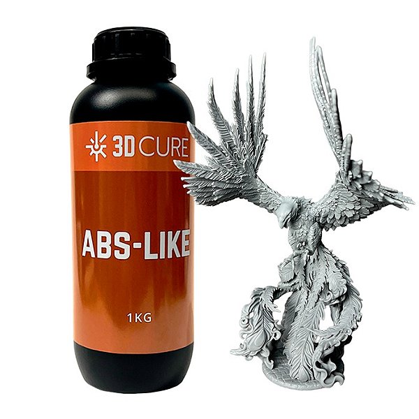 Resina 3D Cure ABS-Like - Cinza Claro - 1kg