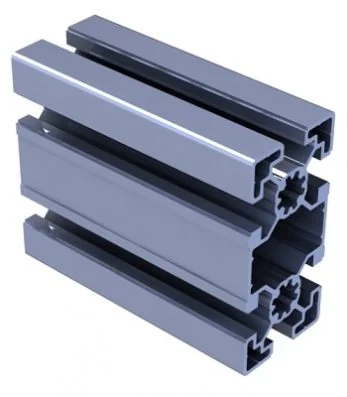 Perfil estrutural em alumino 40x80 - canal 10 mm